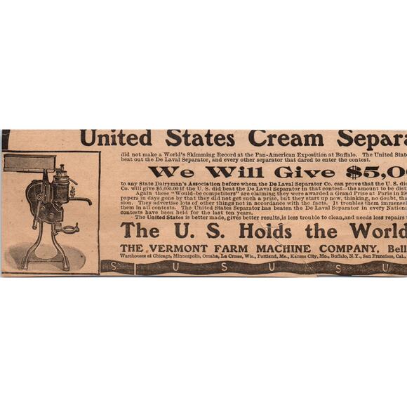 The Strongest Fence Made Coil Spring Fence Co Winchester IN 1905 Ad AF1-NEH - Picture 2 of 2